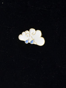 Raindrop Cloud Pin