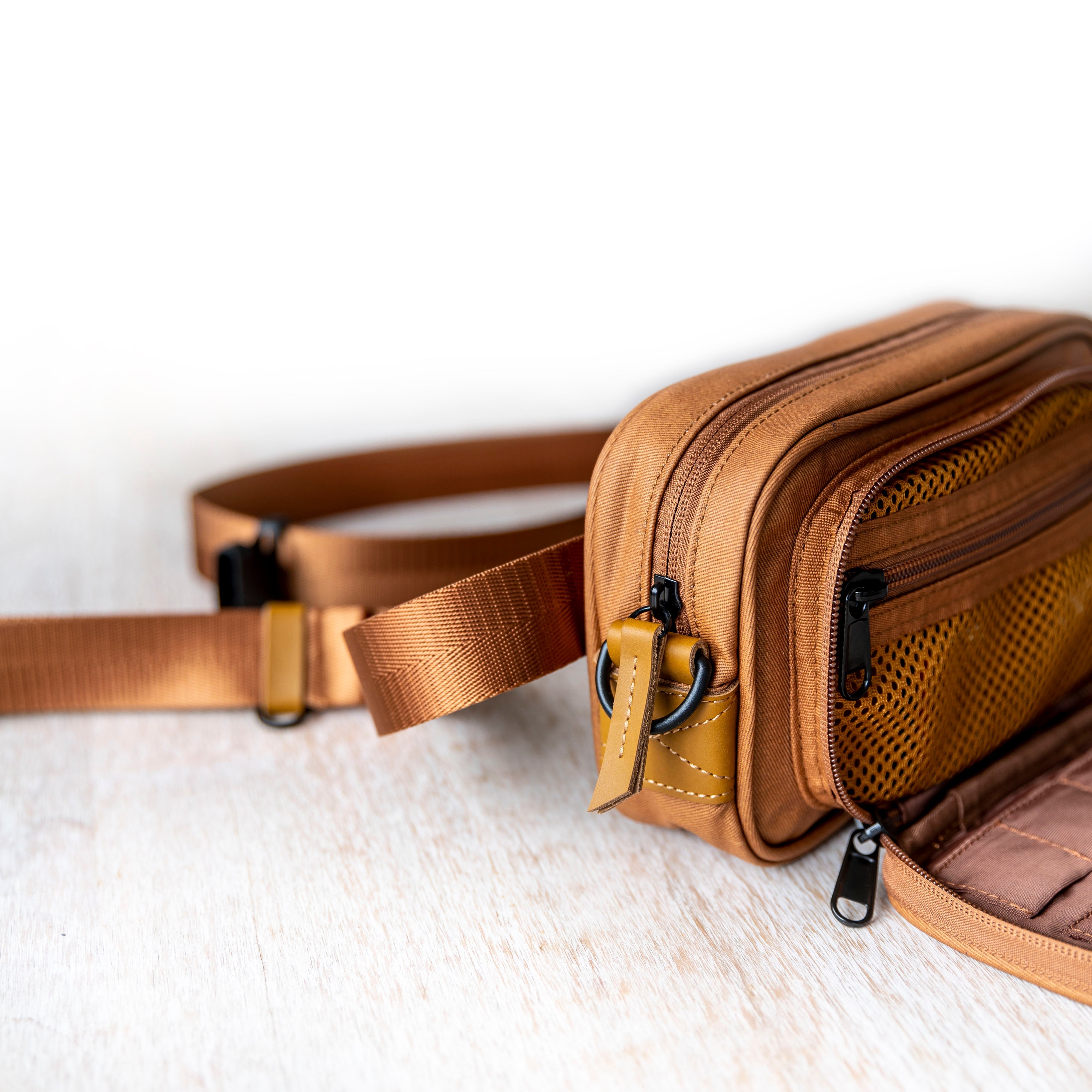 ‘Frankie' Photographer's Fanny Pack - Caramel