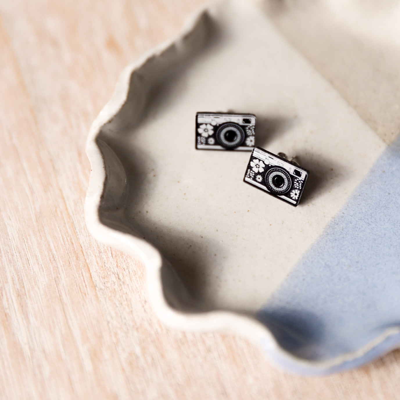 Camera Stud Earrings