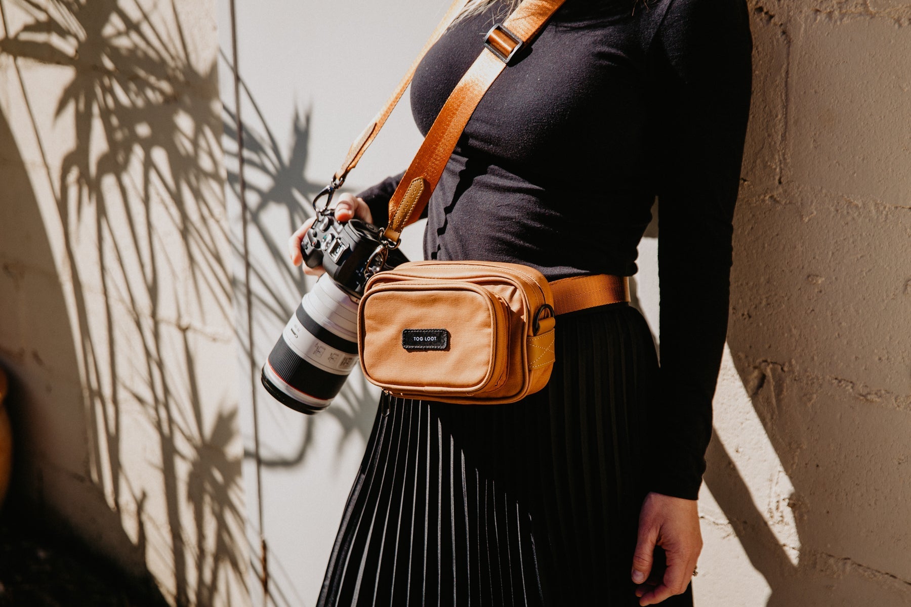 ‘Frankie' Photographer's Fanny Pack - Caramel