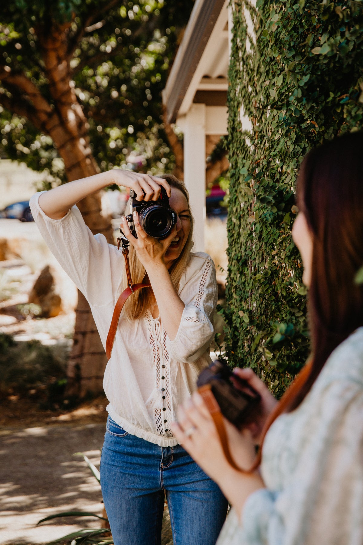 'Lulu' Solo Camera Leather Sling Strap