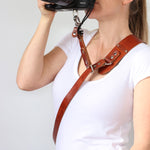 Load image into Gallery viewer, &#39;Lulu&#39; Solo Camera Leather Sling Strap
